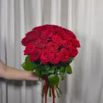 25 роз 40 см