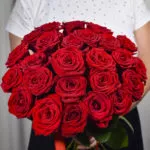 25 роз 40 см