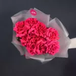 9 французских розы Pink Floyd