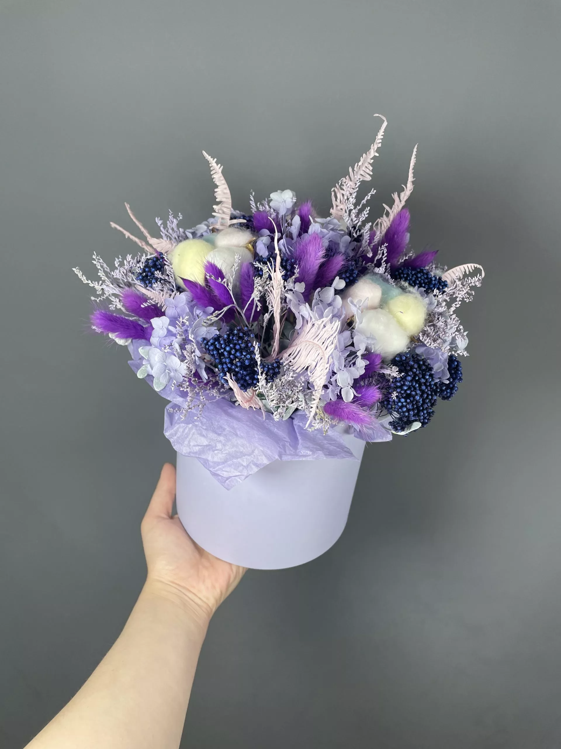 Композиция с сухоцветами Violet