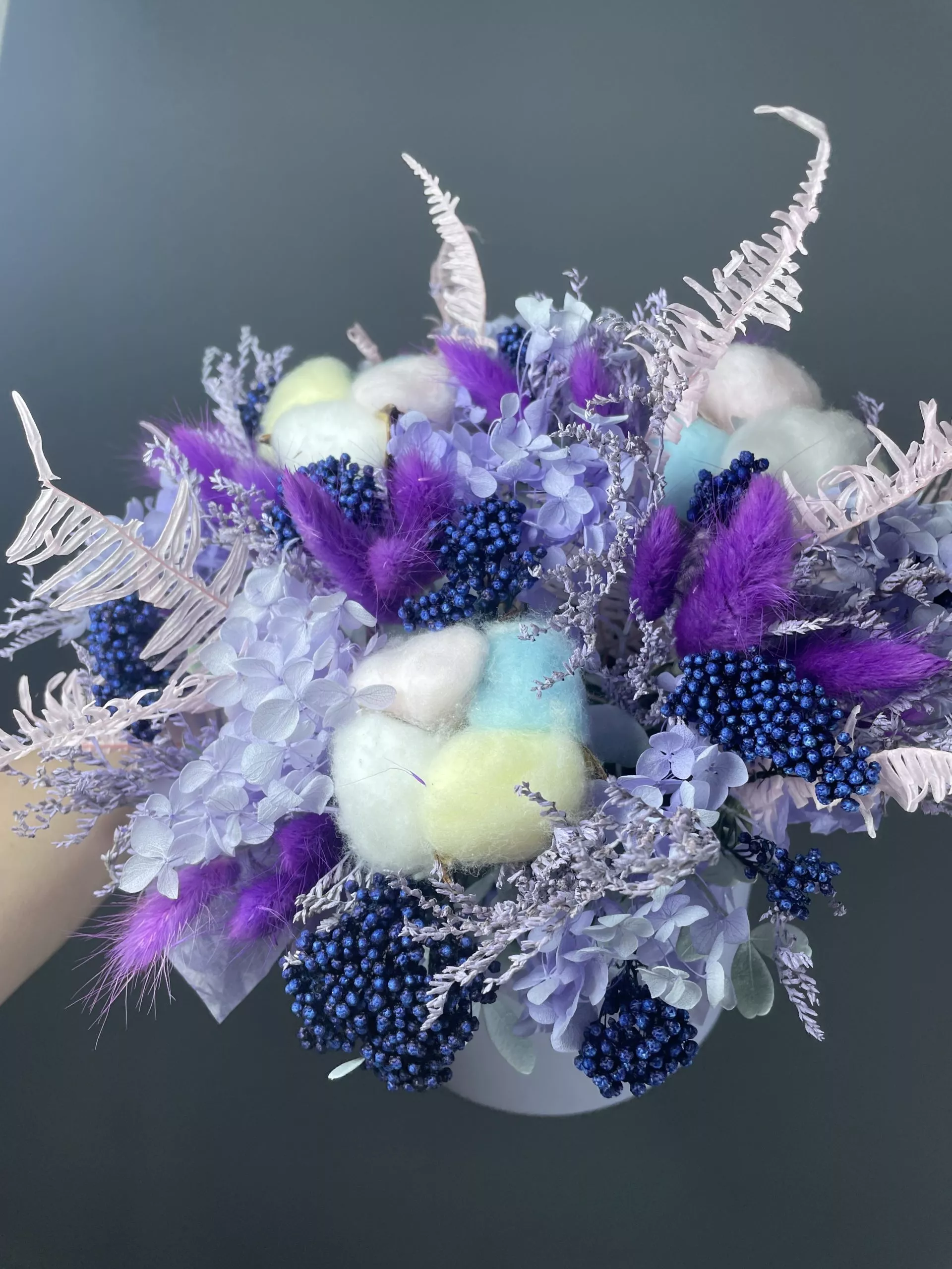 Композиция с сухоцветами Violet