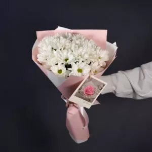 Букет ромашек С любовью для мамы»